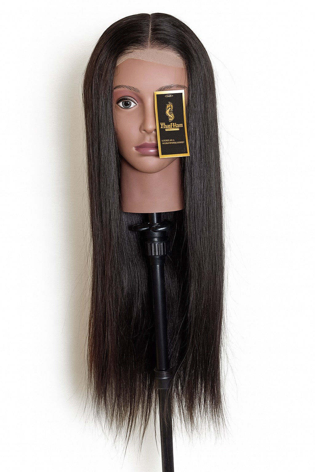 100% Vietnam Human Hair Wig with Natural Black 26-Inch and 180% Density