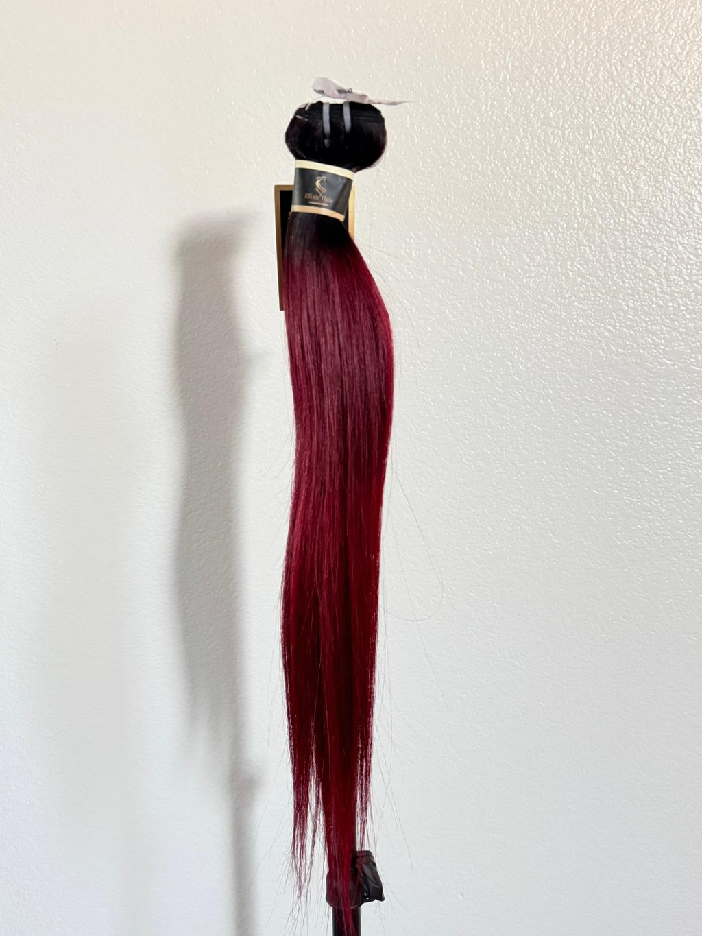 100% Vietnam Human Hair, Ombre Wine with 22-Inch and Single Drawn